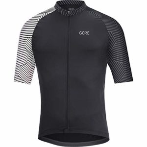 GORE Wear C5 Herren-Kurzarmtrikot, XL, Schwarz / Weiß