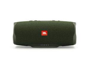 JBL Charge 4 Bluetooth-Lautsprecher in Grün – Wasserfeste, portable Boombox mit integrierter Powerbank – Mit nur einer Akku-Ladung bis zu 20 Stunden kabellos Musik streamen